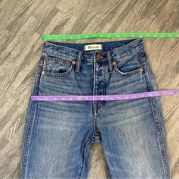 Madewell Stovepipe High Rise Button Fly Ankle Jeans - Picture 7 of 14